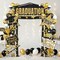 Class of 2026 Graduation Door Decorations - 3-Piece Black & Gold Congrats Grad Banner Set - Large Porch Sign & Backdrop Kit - Premium Indoor/Outdoor Party Supplies
